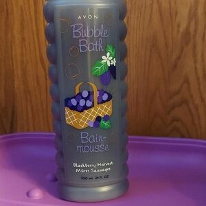 Avon Bubble Bath Blackberry Harvest - Deep Purple